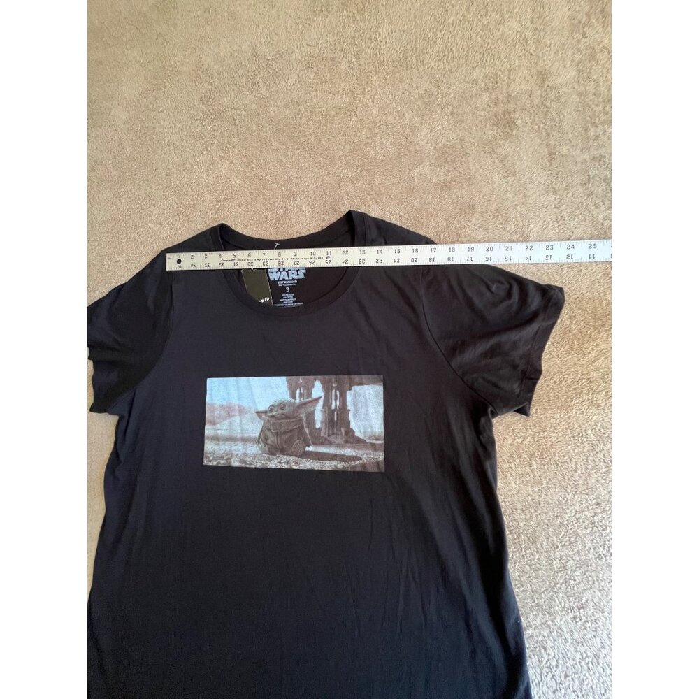 Star Wars Mandalorian Grogu Womens T-Shirt By Torrid Black Graphic Tee Size 3XL - Picture 6 of 11